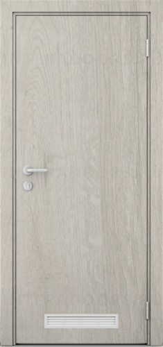 Дверь композитная Poseidon ДГ Дуб крымский светлый с вентиляционной решеткой