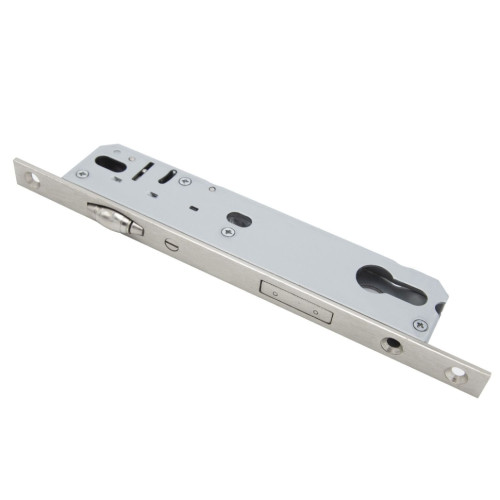 Замок под цилиндр металлический без ответки Vantage L156-25 SN Матовый никель