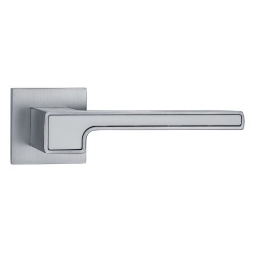 Ручка V91L-2/WH SL матовый хром/белый