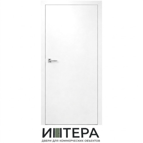 Дверь офисная пластиковая, белая