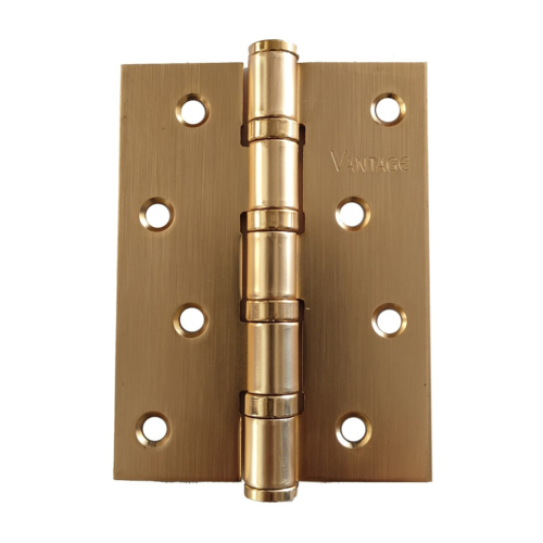 Петля универсальная врезная на подшипнике B4 SG 100*75*3 сатин золото