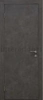 Дверь пластиковая Капель (Kapelli Classic) черный бетон