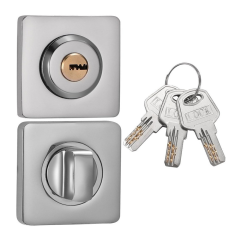 Фиксатор санузловый с ключом BK02CP-K Хром