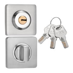 Фиксатор санузловый с ключом BK02D-K Матовый никель