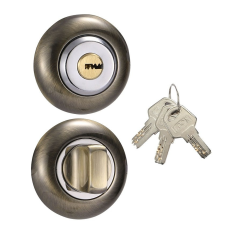 Фиксатор санузловый с ключом BKQ-K Бронза