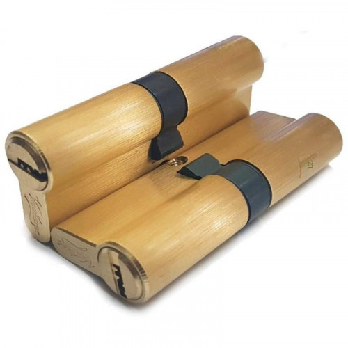 Механизм цилиндровый с перфо ключом P60 SB матовое золото