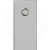 Маятниковая дверь пластиковая гладкая Kapelli Classic светло серый RAL 7035 с иллюминатором (600/2000)
