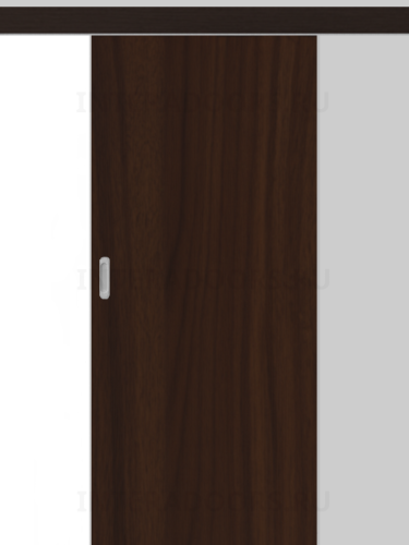 Дверь пластиковая раздвижная Капель (Kapelli Classic) орех пекан шоколад