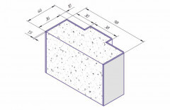 Коробка маятниковая Kapelli RAL RAL 9001 46х98х2100 комплект 3 шт.