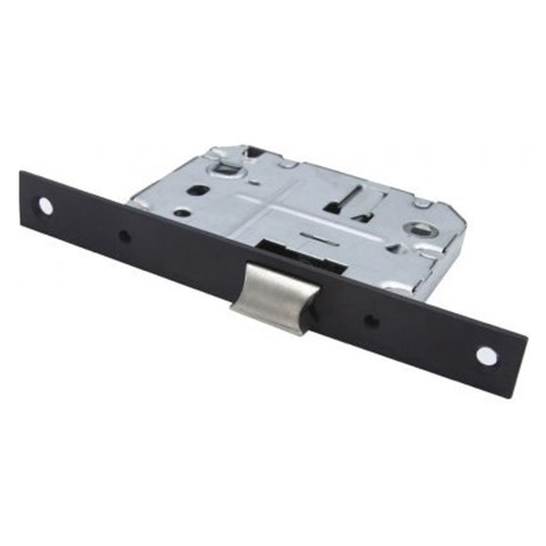 Защелка под фиксатор металлическая L70 BL черный