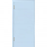 Маятниковая дверь пластиковая гладкая Kapelli Classic голубой RAL 5024
