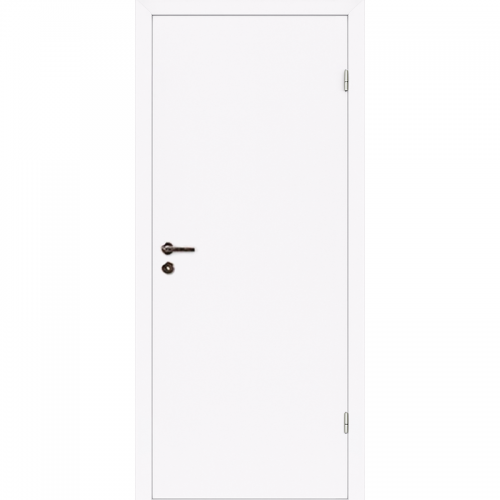 Дверь финская с четвертью окрашенная Белая ДПГ ГОСТ 475-2016
