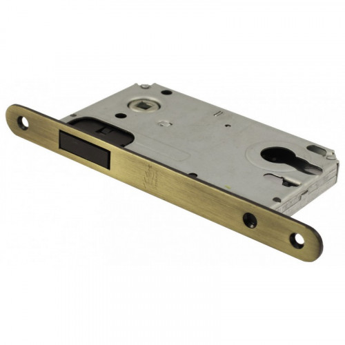 Замок под цилиндр магнитный M85 AB бронза