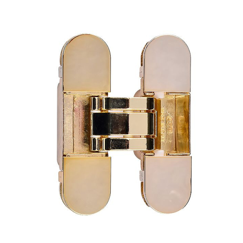 Петля скрытая врезная AGB Eclipse 2.0 Латунь с накладкой